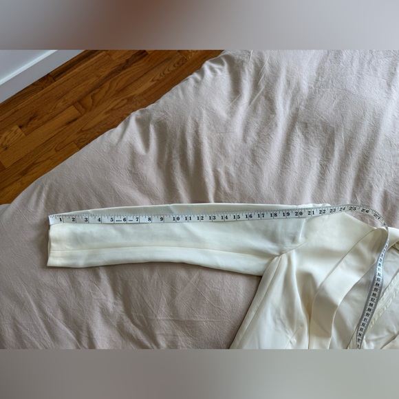 NWOT Rag & Bone White Blazer Hook Closure Formal Work Jacket Sz 2 Made in USA - Picture 7 of 9